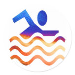 Swimming Success - Cool mind in hot times Sticker