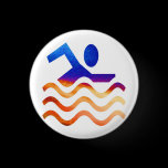 Swimming Success:  Smallest Cute Baby Buttons buttons
