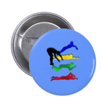 Swimming Swimmers Water Sports Swim Pinback Button