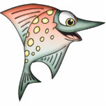 Swimming Upstream Fish photo sculptures