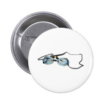 SwimmingGoggles091209 Pinback Button