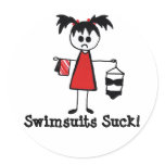 Swimsuits Suck! Sticker