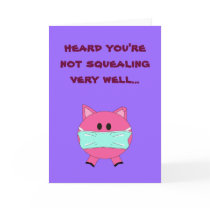 Swine Flu get well card