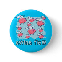 Swine Flu Humour Products Pinback Button