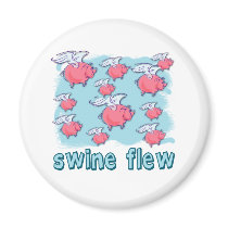 Swine Flu Humour Products Magnet