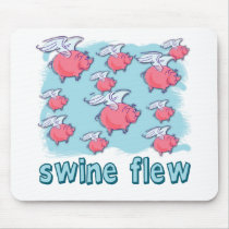 Swine Flu Humour Products Mouse Pad