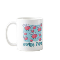 Swine Flu Humour Products Coffee Mugs