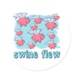 Swine Flu Humour Products stickers