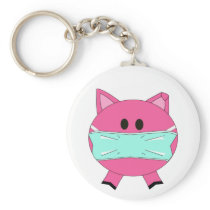 Swine Flu key chain
