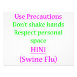 Swine Flu Precautions 2 Announcement