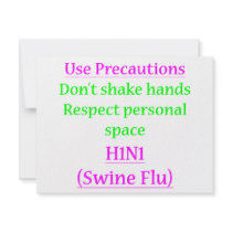 Swine Flu Precautions 2 Announcement