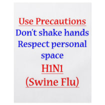 Swine Flu Precautions Flyer Design