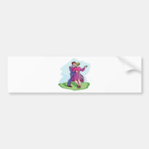 Swing Couple Bumper Stickers