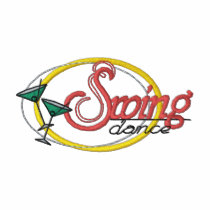 Swing Dance Embroidered Polo Shirt