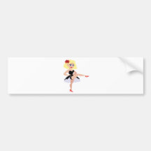Swing Dancer Bumper Sticker
