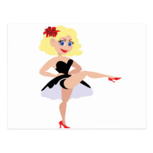 Swing Dancer Post Cards