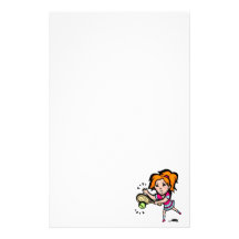 Swing Girl Customized Stationery