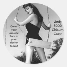 Swing Pinup Sticker