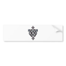 SWINGERS SYMBOL MFFM GRAY BUMPER STICKERS