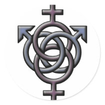 SWINGERS SYMBOL MFFM GRAY STICKER