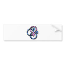 SWINGERS SYMBOL MFM COLOR BUMPER STICKER