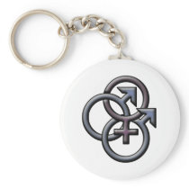 SWINGERS SYMBOL MFM GRAY KEY CHAINS