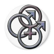 SWINGERS SYMBOL MFM GRAY MAGNET