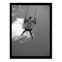 Swinging in the Sky Postcard