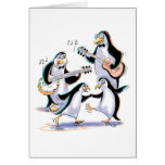 sWiNgInG pEnGuInS Greeting Cards