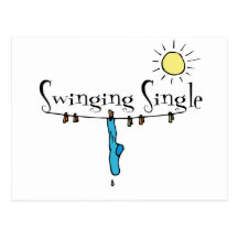 Swinging Single Singles Stationery Post Cards