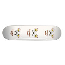 Swinging Single Tennis Skate Deck