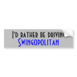 Swingopolitan Bumper Sticker