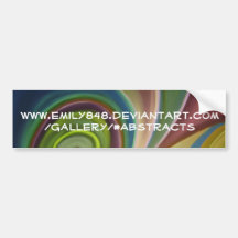 Swirl (2) bumper sticker