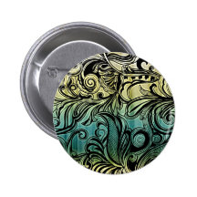 Swirl and Curl Pinback Buttons