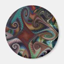 Swirl and Twirls Magnet
