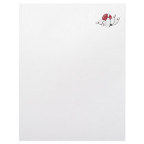 swirl bowling ball and pins customized letterhead