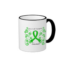 Swirl Butterfly Stem Cell Transplant Survivor Mugs