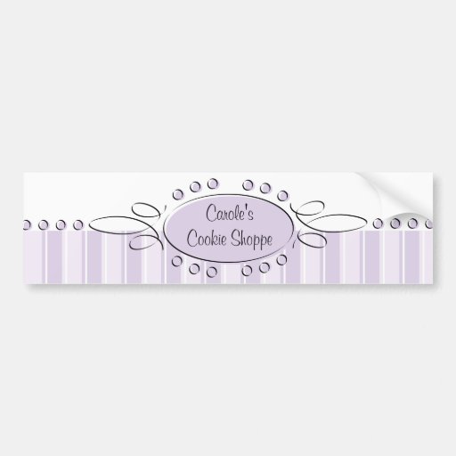 Swirl Decor Bumper Stickers