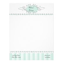 Swirl Decor Letterhead Design