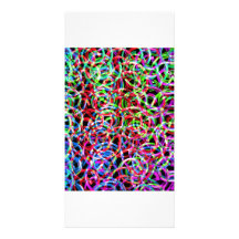 Swirl Magic by Valxart Photo Card Template
