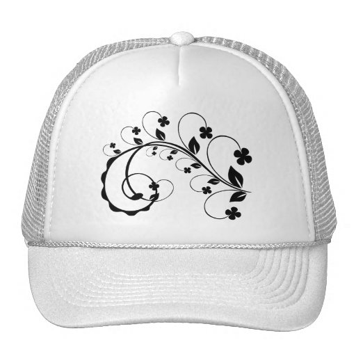 swirl mesh hats