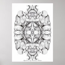 Swirl Ornament Studio Print