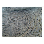 Swirl Pattern on Dark Rocky Surface Post Cards