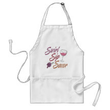 Swirl Sip Savour Apron