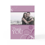 Swirl Thank you greeting card