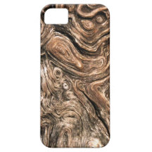Swirled Gnarled Wood Grain iPhone 5 Case
