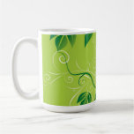 Swirling Flower Mug