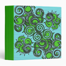 SWIRLS 1.5" Ring Binder