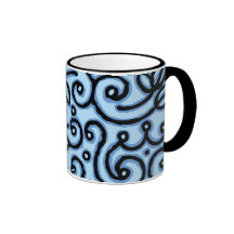 Swirls #3 coffee mug