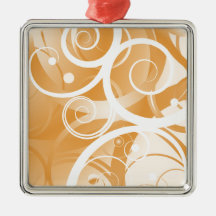 Swirls Christmas Ornaments